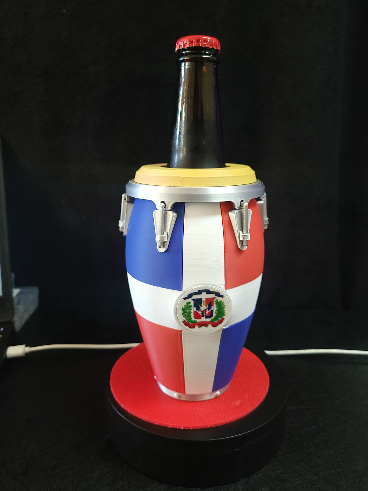 Dominican 3 in 1 Conga Can Holder