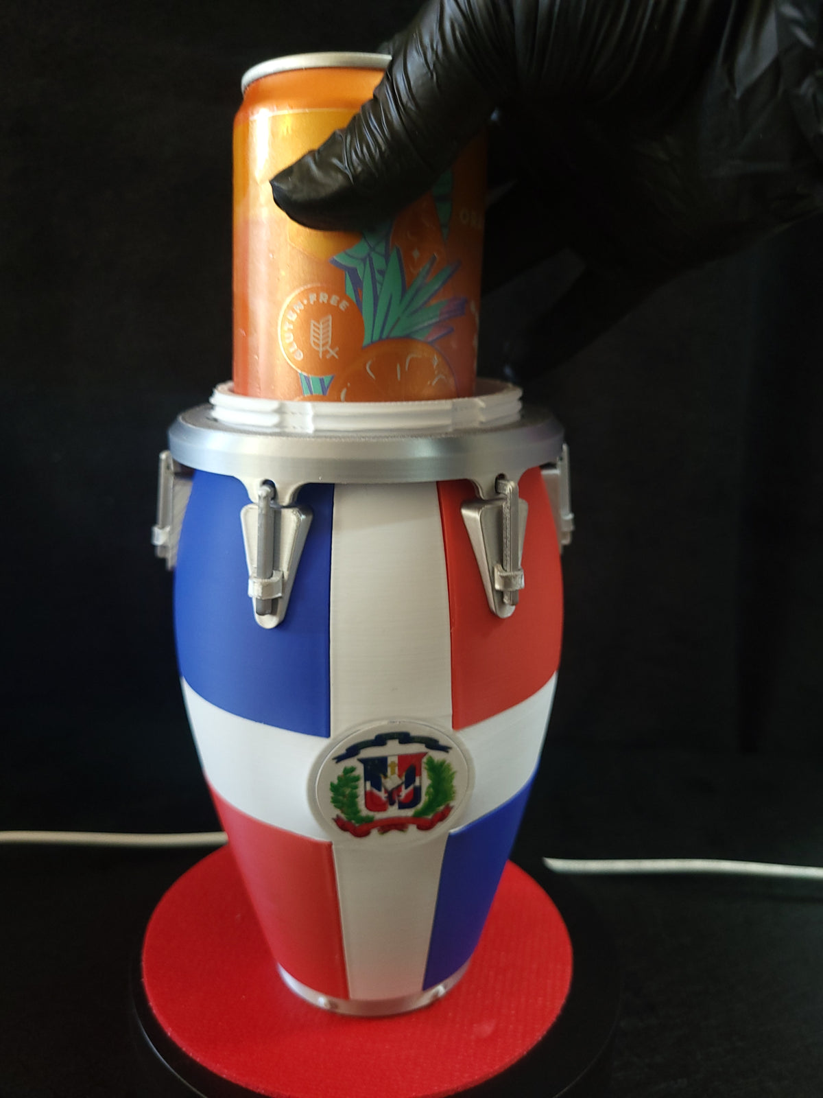 Dominican 3 in 1 Conga Can Holder