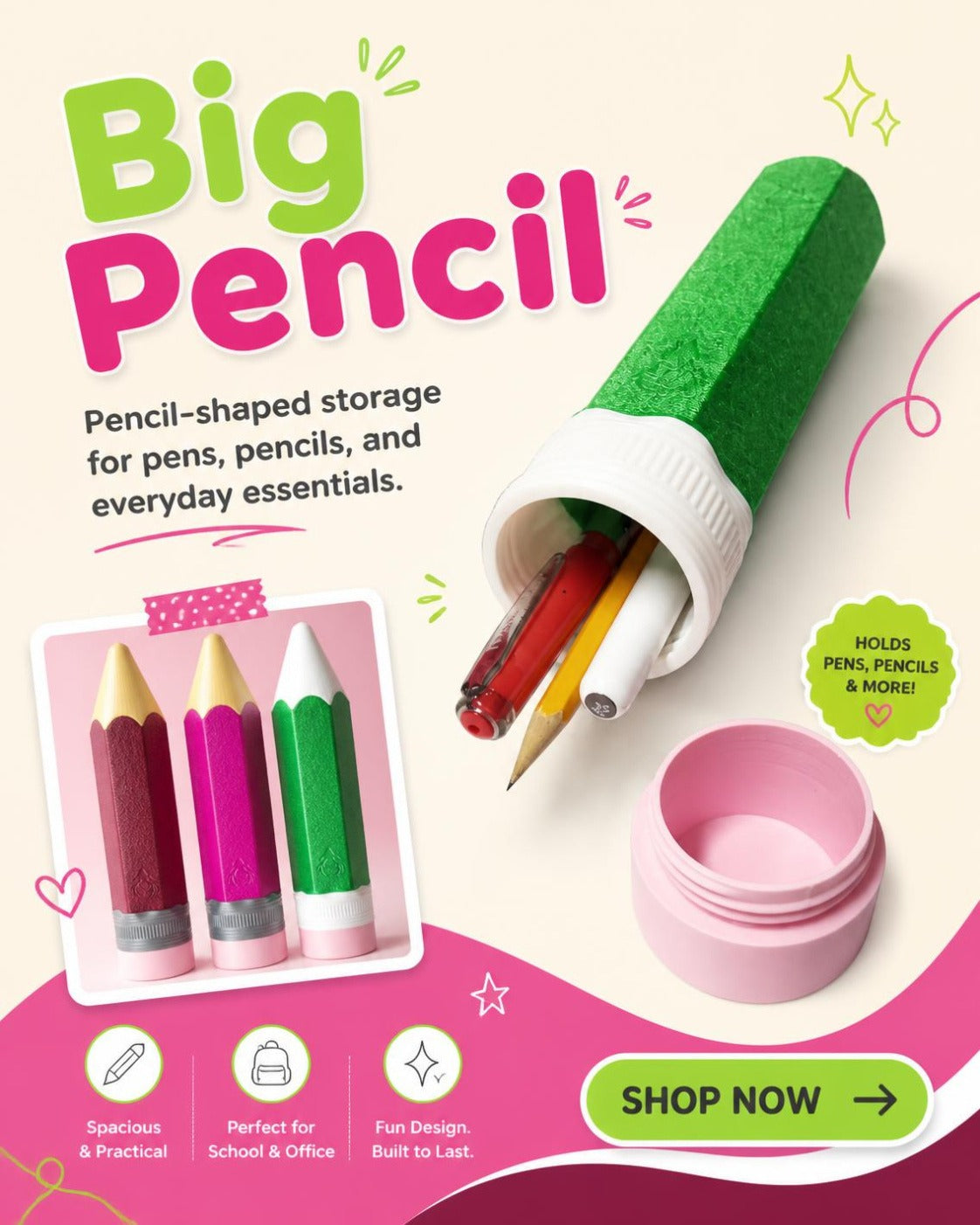 Big Pencil, pencil case