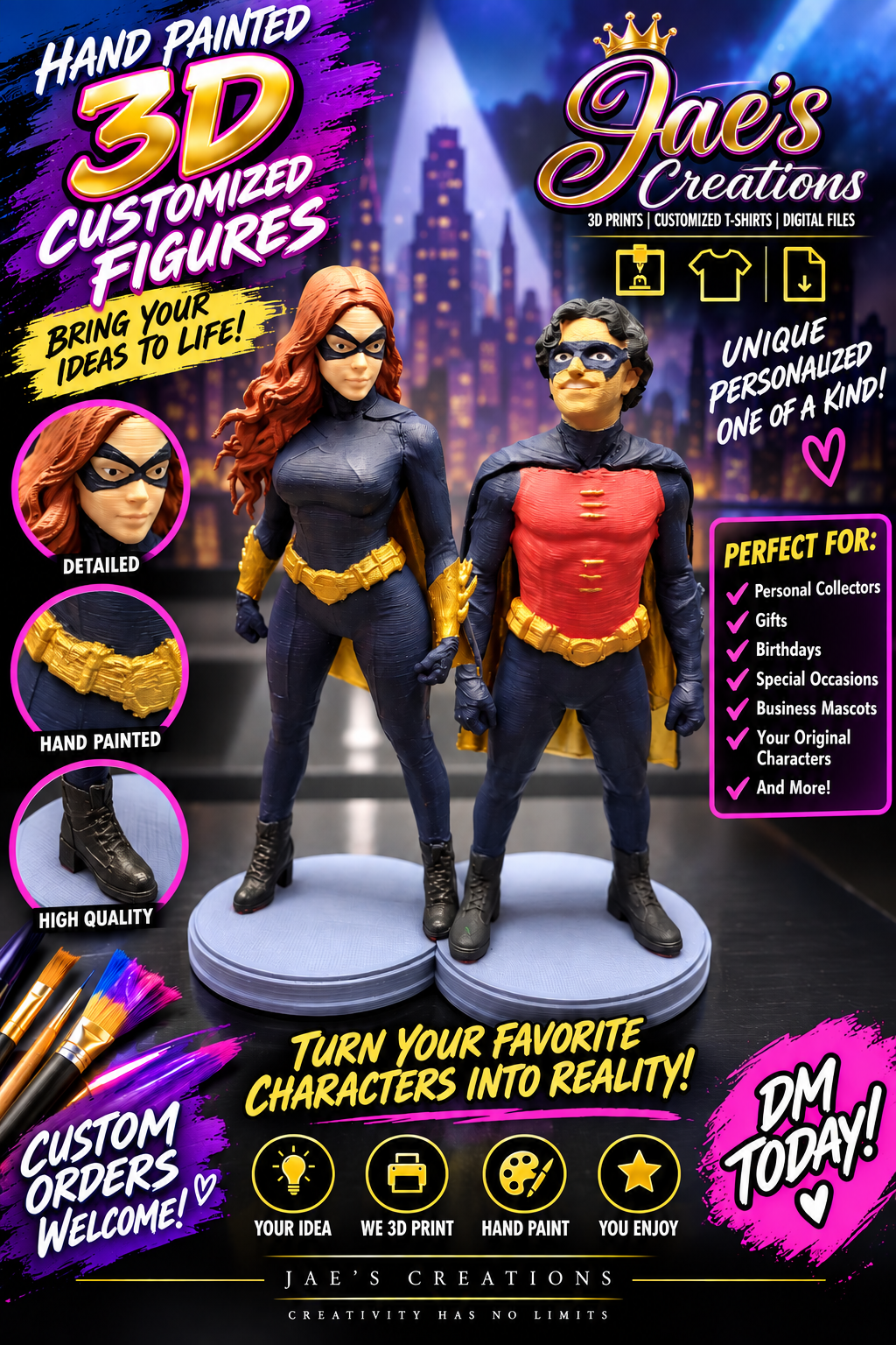 Customized 3d Figures