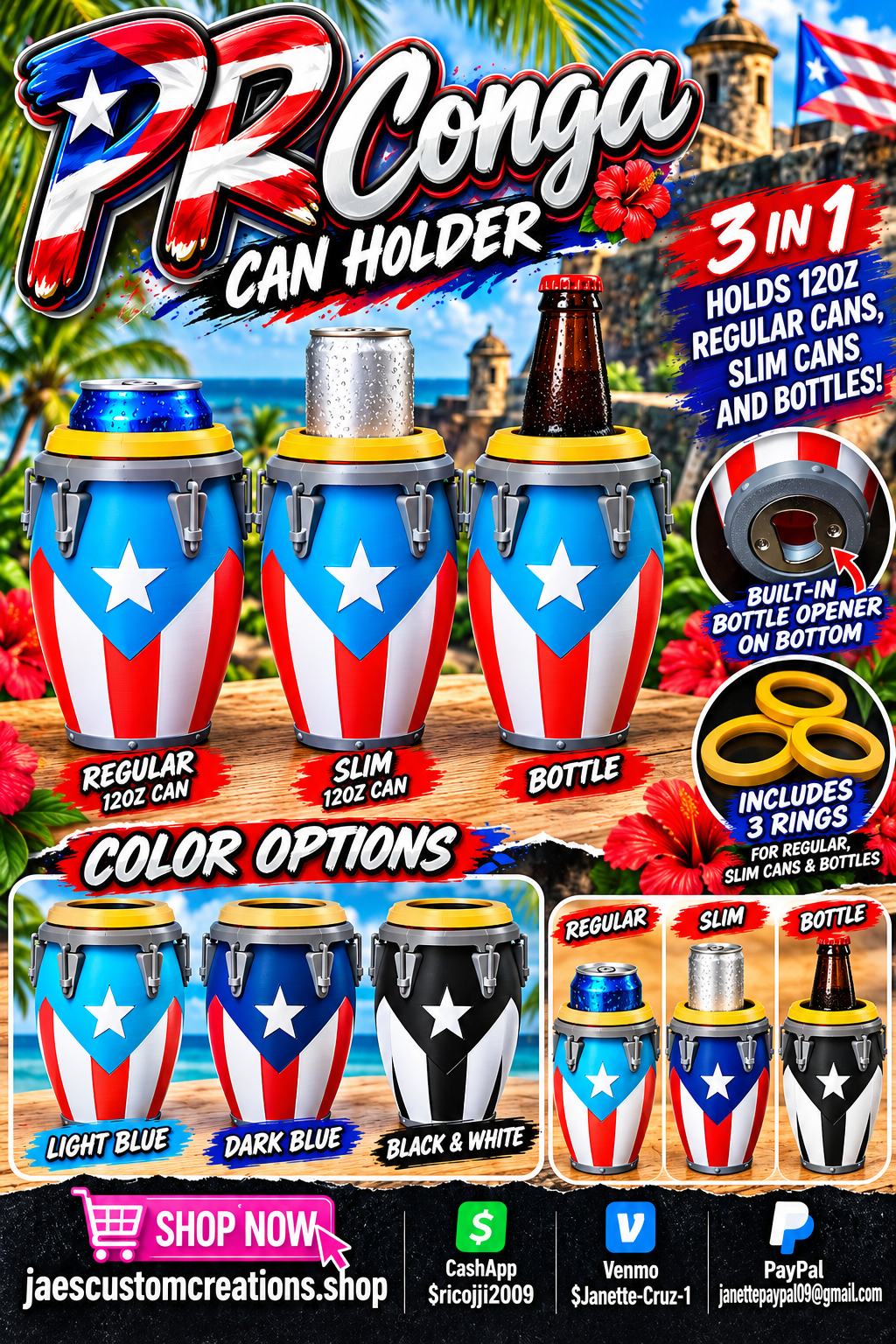 PR Conga Can Holder